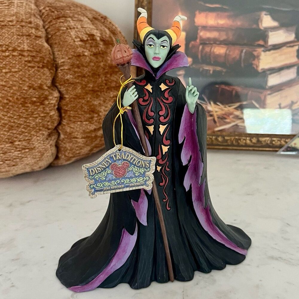Disney Traditions Jim Shore Halloween Maleficent Candy Curse Figurine Decor
